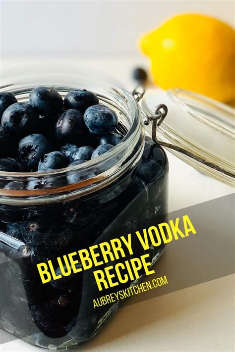 blueberry vodka in 2 weeks